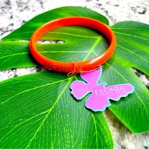 BOGO! Escada Sunset Heat Orange Bangle Bracelet